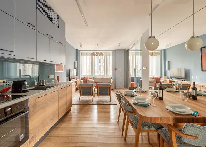 Apartment Bauhaus Luxury 2-bedroom In The Absolute Center Budapest
